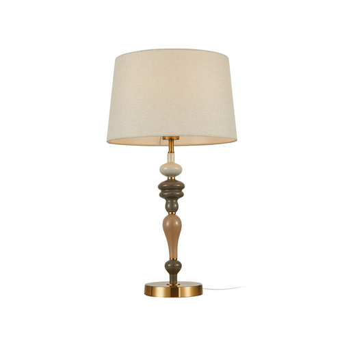 Kontrola Stolní lampa Italux Moren E27 meruňková 60 cm TB-84678-AB