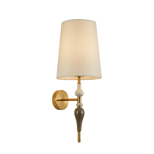 Kontrola Nástěnné svítidlo Italux Moren Classic E27 hnědé meruňkové WL-84678-AB