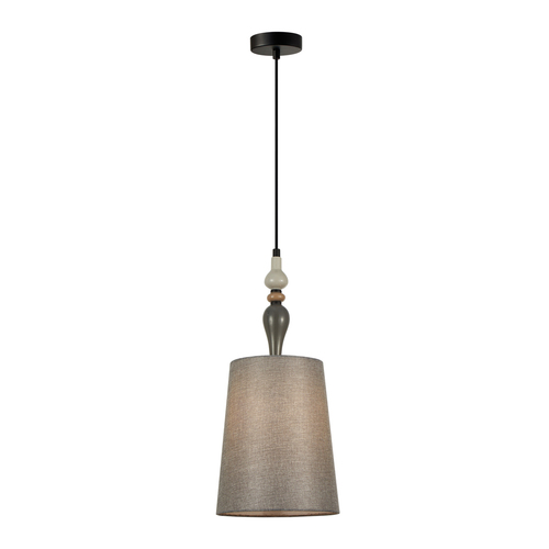 Kontrola Závěsná lampa Italux Nerom černá E27 22 cm PND-22374C-BK
