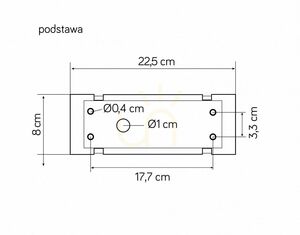 Venkovní sloupkové světlo SU-MA ARMA AR-500 50 cm LED 9W tmavý popel small 7