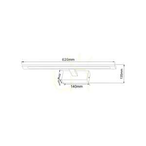 Nástěnné svítidlo Zuma Line ALTER W89443-20W-BK, černé small 1