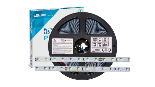 Kontrola LED pásek PRO 3Y 24V 64 LED/m 2835 SMD neutrální bílá, 6,5W, 130lm/W, 320 LED diod, 5 m