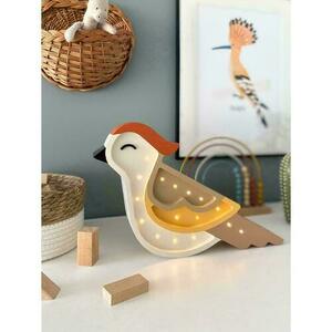 Lampa do dětského pokoje žlutá Bird - ruční výroba small 12