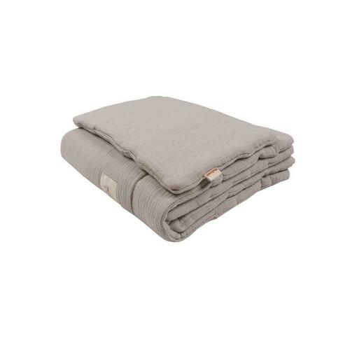 Kontrola MUSLIN BEDDING SET GREY - Ve spolupráci s MalomiKids