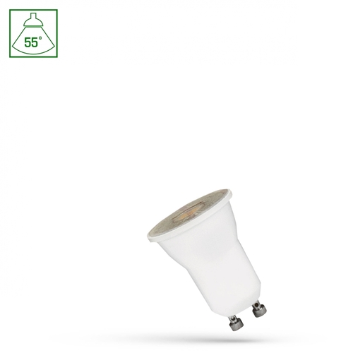 Kontrola Led Mr11 Gu10 230 V 4 W Smd 55st Nw se spektrální čočkou