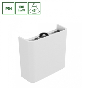 Lunarix 1 Nástěnné svítidlo 2 W Cct 230 V Ip54 Ra90 110x100x40 mm Bílá, svítí nahoru/dolů 0 Lunarix 1 Nástěnné svítidlo 2 W Cct 230 V Ip54 Ra90 110x100x40 mm Bílá, svítí nahoru/dolů small 0