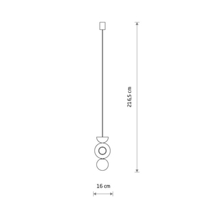 Závěsné svítidlo DROPS WOOD B G9 12W překližka skleněná koule 16 cm 11174 Nowodvorski small 1