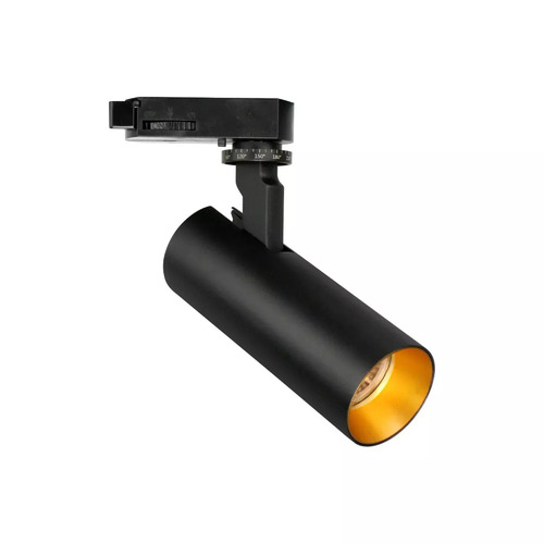 Kontrola 3F Luba 1xLED reflektor na přípojnici černý TRA0103-BK