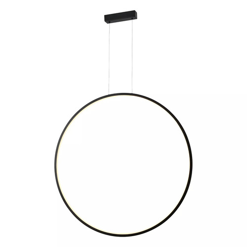 Kontrola LOOP M Black IP44 Koupelnové závěsné svítidlo PL0119-85-BK