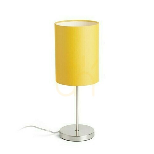 Kontrola Stolní lampa Nyc/Ron 15/20 Monaco Oil/Silverrene Pvc/Nikl 230 V Led E27 7 W.