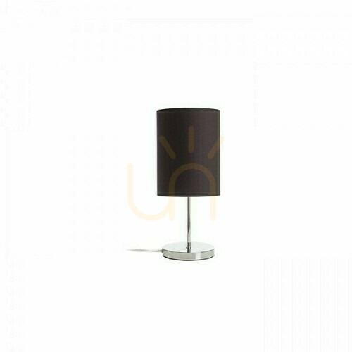 Kontrola Stolní lampa Nyc/Ron 15/20 Monaco Oil/Silverrene Pvc/Chrome 230 V Led E27 7 W.