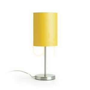 Stolní lampa Nyc/Ron 15/20 Polycotton White/Nickel 230 V Led E27 7 W. small 4