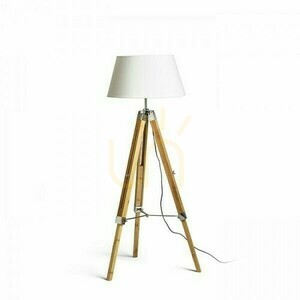 Alvis/Ambitus 46 Stojací lampa Cream White Bamboo 230 V Led E27 11 W. small 3