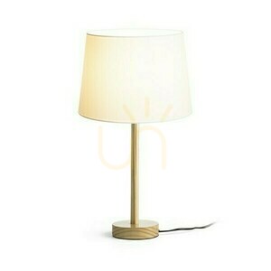 Maui/Ambitus Stolní lampa 30 Polycotton White/Wood 230 V Led E27 11 W. small 1