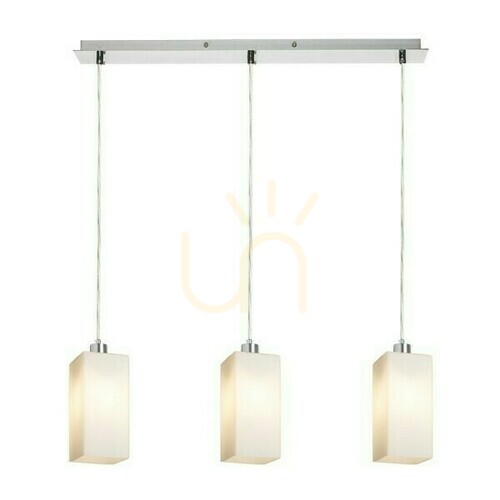 Kontrola Závěsné svítidlo Rendl LIZ III 60 lišta chrom opálové sklo 3 × E27 15 W 62 cm