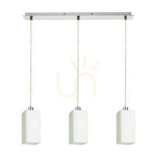 Kontrola Závěsné svítidlo Rendl LIZ III 60 lišta chrom opálové sklo 3 × E27 15 W 62 cm