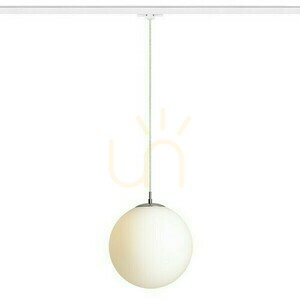 Rendl Závěsné svítidlo LUNA 30 pro tříokruhovou lištu, opálové sklo/chrom, R13969 small 1