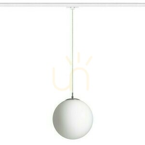 Rendl Závěsné svítidlo LUNA 30 pro tříokruhovou lištu, opálové sklo/chrom, R13969 small 0