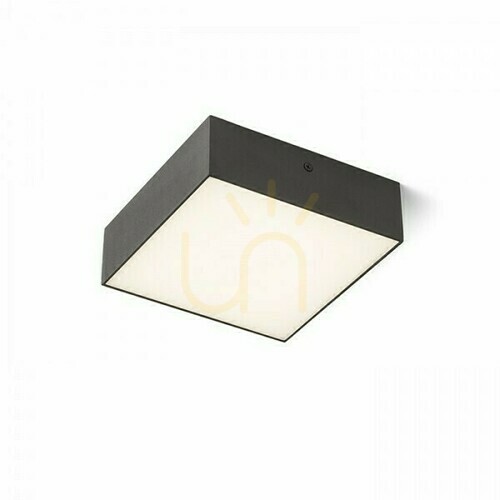Kontrola Larisa Sq 17 Dimm Stropní plafon černý 230 V Led 15 W 3000 K