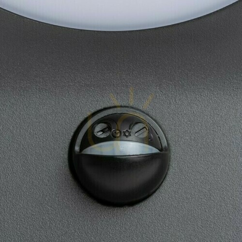 Kontrola Elia Pir venkovní nástěnné svítidlo Antracit 230 V Led 9 W Ip44 3000 K