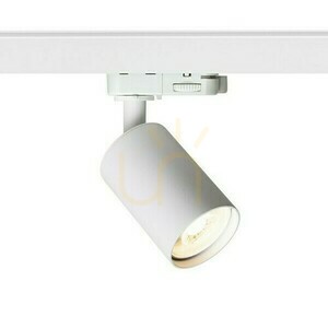 Bílý lištový reflektor Rendl DUDE R13928 pro 3fázovou lištu GU10 LED 9 W small 3
