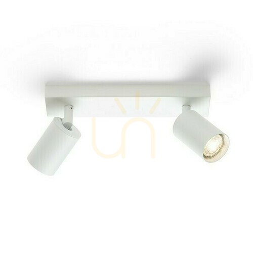 Kontrola Dude Ii Surface Mounted Lamp White 230 V Led Gu10 2x9 W.