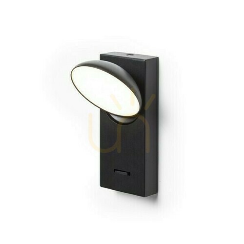 Kontrola Nástěnné svítidlo Eliseo Black 230 V Led 5 W 3000 K