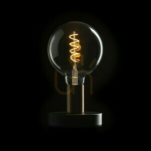 Stolní lampa Rendl ALGOT R13907 – černá, povrch v kartáčované mědi, E27 LED 15 W small 2