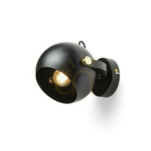 Kontrola Agneta Black 230 V E27 40 W Svítidlo pro povrchovou montáž.