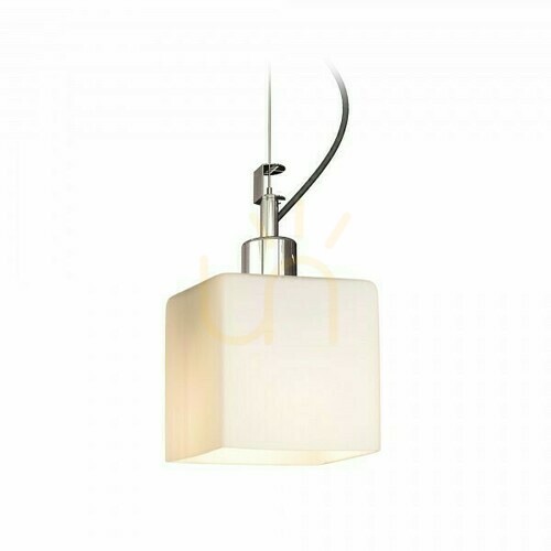 Kontrola Dados New Opal Glass/Chrome Pendant Lamp 230 V E27 28 W.