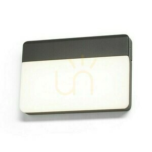 Gavin venkovní nástěnné svítidlo Anthracite Milk Acrylic 230 V Led 13 W Ip65 3000 K small 1