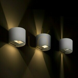 Tito R Dimm venkovní nástěnné svítidlo bílé 230 V Led 2x3 W Ip65 3000 K small 1