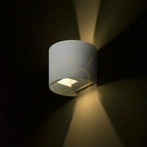 Tito R Dimm venkovní nástěnné svítidlo bílé 230 V Led 2x3 W Ip65 3000 K small 2