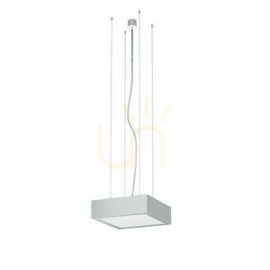 Strukturální závěsné svítidlo 20x20 z kartáčovaného hliníku 230 V 12 W 3000 K small 3