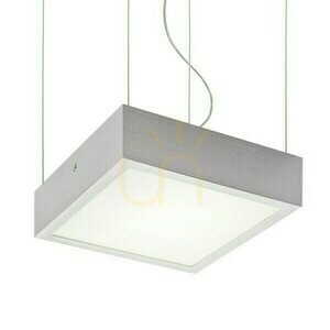 Strukturální závěsné svítidlo 20x20 z kartáčovaného hliníku 230 V 12 W 3000 K small 0