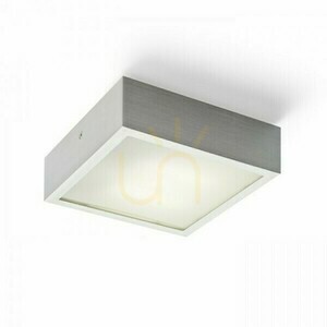 Plafond Structural Led 20x20 Povrchová montáž kartáčovaný hliník 230 V 12 W 3000 K small 0