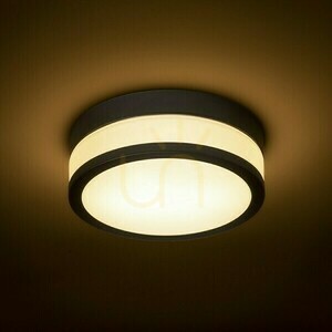 Cira Led 23 Koupelnové stropní svítidlo Opal Glass/Black 230 V 12 W Ip44 3000 K small 2