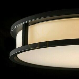 Koupelnové stropní svítidlo GRANDE LED 35 Rendl R13679 černé opálové sklo LED 24W 1700 lm 3000 K IP44 ø37,5 cm small 4