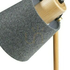 Nástěnné svítidlo Choupette Adjustable GreyBlack Textil/Lumber 230 V E27 15 W. small 2