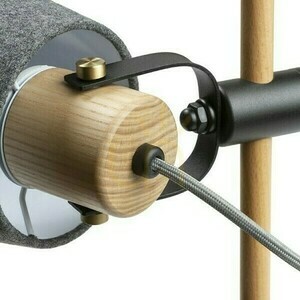 Nástěnné svítidlo Choupette Adjustable GreyBlack Textil/Lumber 230 V E27 15 W. small 4