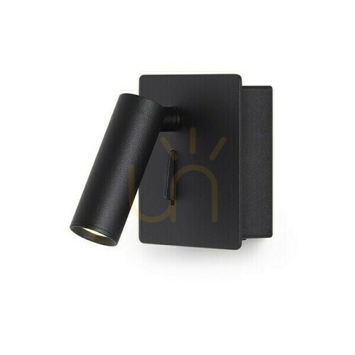 Kontrola Nástěnné svítidlo Mig Wall Lamp Black 230 V Led 3 W 30° 3000 K