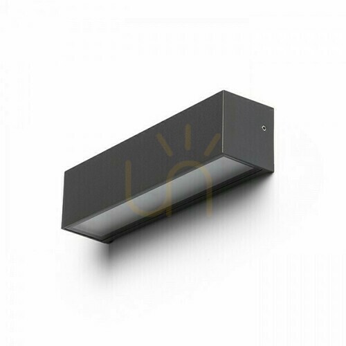 Kontrola Venkovní nástěnné svítidlo Camargue Anthracite Satin Glass 230 V Led 6 W Ip65 3000 K