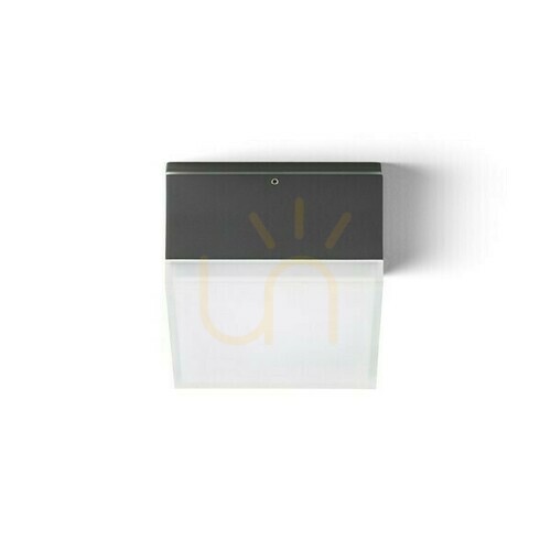 Kontrola Plafonds Outdoor Orin Sq Ceiling Anthracite Satin Acrylic 230 V Led 10 W Ip54 3000 K