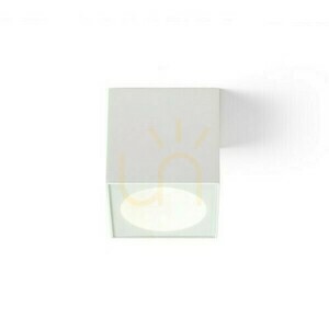 Venkovní plafony Senza Sq Ceiling White Transparent Glass 230 V Led 6 W Ip65 3000 K small 3