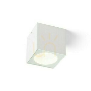 Venkovní plafony Senza Sq Ceiling White Transparent Glass 230 V Led 6 W Ip65 3000 K small 0