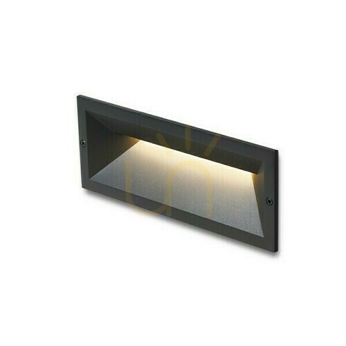 Kontrola Zapuštěné venkovní svítidlo Ragg Black 230 V Led 12 W Ip65 3000 K