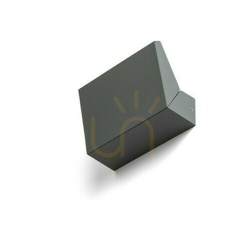 Kontrola Nástěnné svítidlo Twist Anthracite 230 V Led 12 W Ip65 3000 K