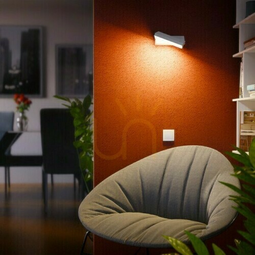 Kontrola Nástěnné svítidlo Twist nástěnné svítidlo bílé 230 V Led 12 W Ip65 3000 K