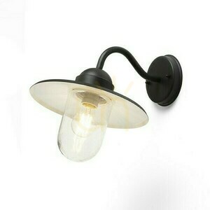Venkovní nástěnná lampa Beacon Black Textured Glass 230 V E27 60 W Ip44