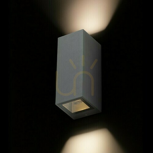 Kontrola Venkovní nástěnné svítidlo Desmond Ii nástěnné svítidlo Antracit 230 V Gu10 2x35 W Ip44